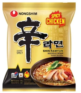 NOODLES SHIN HOT CHICKEN 120 G NONGSHIM