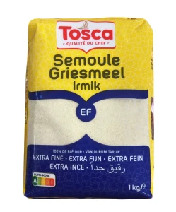 SEMOLINA  EXTRA  FINE  1KG TOSCA