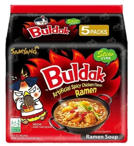 NOODLES  CHICKEN  STEW 145 G  SAMYANG 5 PCS(PACK)